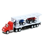 Грузовик инерционный «Автовоз», с 2 квадроциклами, цвет МИКС - Фото 7