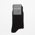 Носки мужские INCANTO, цвет чёрный (nero), размер 3 (42-43) - Фото 5