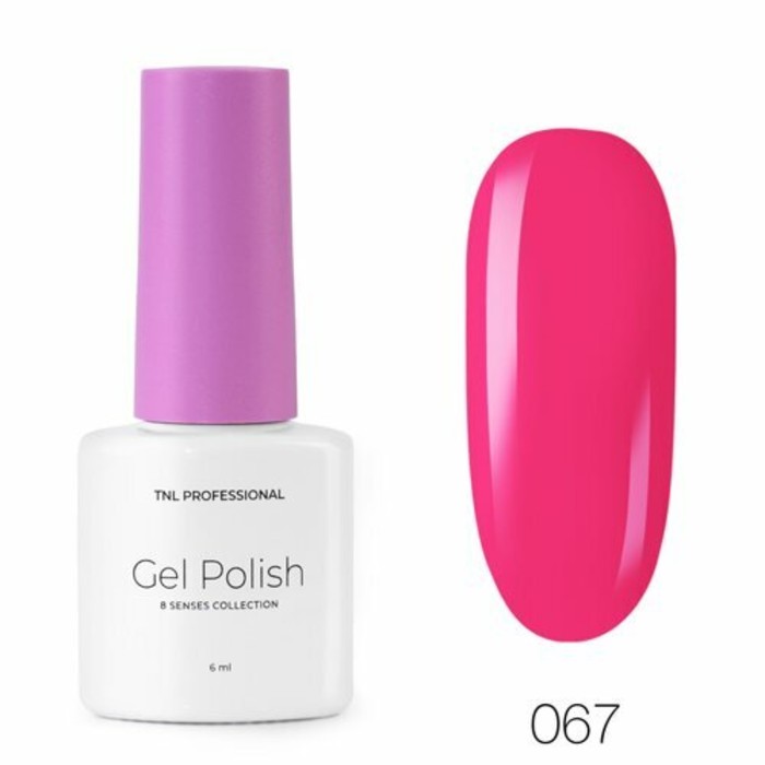 Гель-лак TNL Professional Mini «8 чувств», №067 яркий малиновый, 6 мл - Фото 1