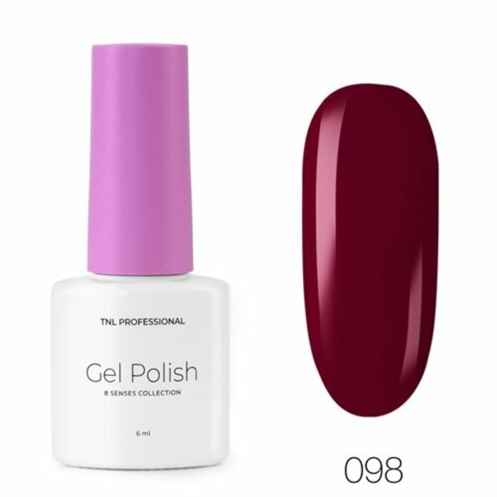 Гель-лак TNL Professional Mini «8 чувств», №098 Бургунди, 6 мл - Фото 1