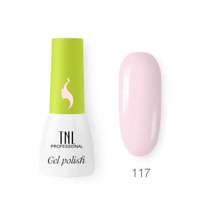 Гель-лак TNL Professional Mini «8 чувств», №117 розовый крем, 6 мл