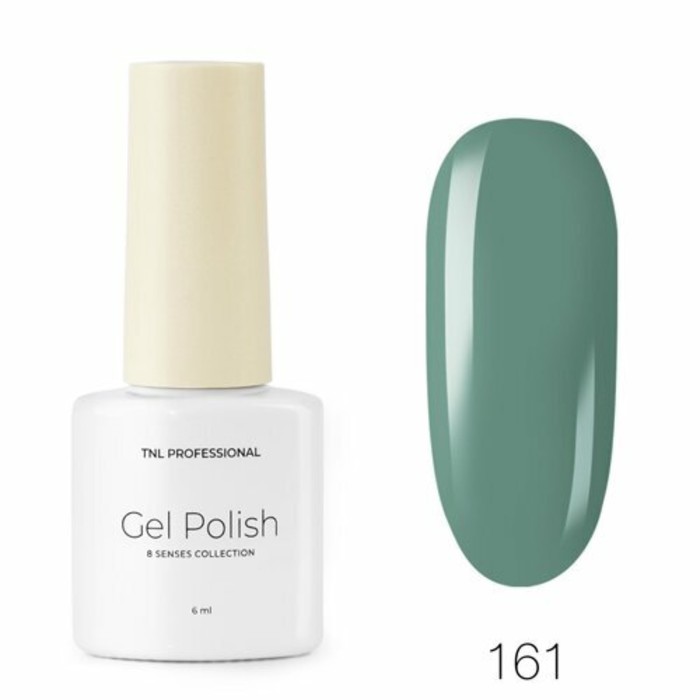 Гель-лак TNL Professional Mini «8 чувств», №161 колумбийский зелёный, 6 мл - Фото 1