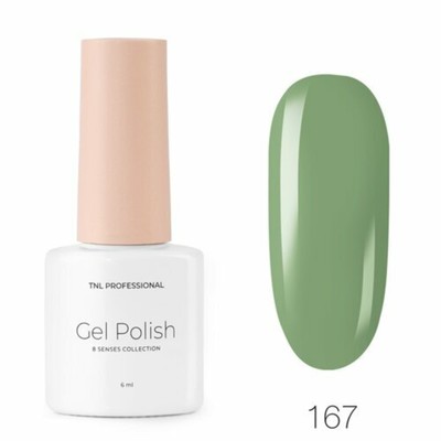 Гель-лак TNL Professional Mini «8 чувств», №167 базилик, 6 мл