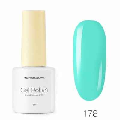Гель-лак TNL Professional Mini «8 чувств», №178 тиффани, 6 мл