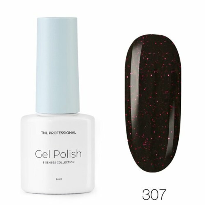 Гель-лак TNL Professional Mini «8 чувств», №307 бордовая роза, 6 мл - Фото 1