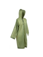 Дождевик - плащ, взрослый, р. 48-50, ЭВА матовая 140 г, зелёный - Фото 8