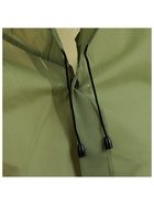 Дождевик - плащ, взрослый, р. 48-50, ЭВА матовая 140 г, зелёный - Фото 10