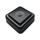 Кнопка звонка (выключатель для бытовых электрических звонков) Тритон ВЗ1-01 черн./черн. - фото 294093311