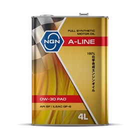 Масло моторное NGN A-Line 0W-30 SP/ILSAC GF-6, синтетическое, 4 л