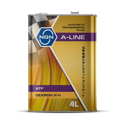 Масло трансмиссионное NGN H A-Line ATF DEXRON III, синтетическое, 4 л