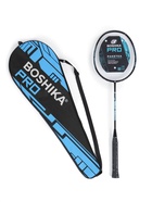 Ракетка для бадминтона BOSHIKA PRO, алюминий, графит, в чехле - Фото 4