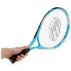 Ракетка для большого тенниса детская BOSHIKA KIDS, алюминий, 17'', цвет голубой - фото 8575633