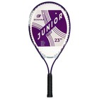 Ракетка для большого тенниса детская BOSHIKA JUNIOR, алюминий, 23'', цвет фиолетовый - фото 24612835
