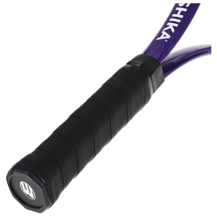 Ракетка для большого тенниса детская BOSHIKA JUNIOR, алюминий, 23'', цвет фиолетовый - фото 1885901023