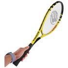 Ракетка для большого тенниса BOSHIKA ADULT, алюминий, 27'', цвет чёрно-жёлтый - Фото 3