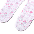 Ползунки детские, цвет белый/бублики, рост 56 см - фото 25306228