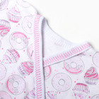 Распашонка детская, белый/бублики, рост 62 см - фото 23522366