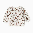 Распашонка детская, цвет молочный/звёзды, рост 56 см - фото 23522380