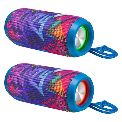 Портативная колонка Defender Enjoy S750, 10Вт, 1200 мАч, BT, FM, USB, microSD, AUX, граффити 1024011