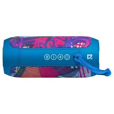 Портативная колонка Defender Enjoy S750, 10Вт, 1200 мАч, BT, FM, USB, microSD, AUX, граффити 1024011