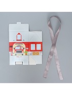 Коробка подарочная складная, упаковка, «Пожарная станция », 15×18×10 см 10100481