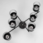 Люстра "Доминика" 6хЕ27 40Вт чёрно-золотой 55х42х27 см - фото 24526259