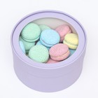 Подарочная коробка "Wewak" бледно-фиолетовая, завальцованная с окном, 18 х 10 см - Фото 2