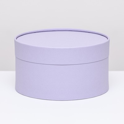 Подарочная коробка "Frilly" бледно-фиолетовая, завальцованная без окна, 21 х 11  см