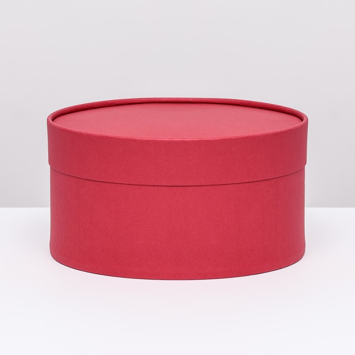 Подарочная коробка "Frilly" красный бархат, завальцованная без окна, 21 х 11  см - Фото 1