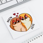 Блокнот 10х10 см, 16 л «Любовь» МИКС (комплект 20 шт) - фото 24294962