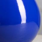 Ваза керамическая "Капля", настольная, синяя, 21 см - Фото 5