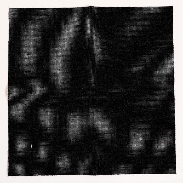 Вышивка крестиком на чёрной канве «Разноцветный кот», 25 х 25 см