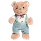 Мягкая игрушка "Мишка" в зеленых штанишках, 30 см - фото 109504179
