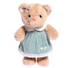 Мягкая игрушка "Мишка" в зелёном платье, 30 см - фото 109504182