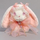 Мягкая игрушка «Зайка» с розовым бантом, 20 см - фото 320825122