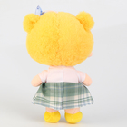 Мягкая игрушка "Куколка" с заколкой, 25 см, цвет желтый - фото 8712851