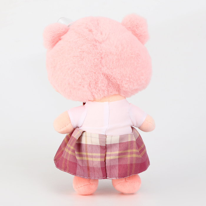 Мягкая игрушка "Куколка" с клубничкой, 25 см, цвет розовый - фото 1906529207