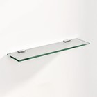 Полка прямая «Домино», 120×500 мм, стекло - Фото 1