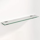 Полка прямая «Домино», 120×700 мм, стекло - Фото 1