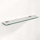 Полка прямая «Домино», 120×600 мм, стекло - Фото 1