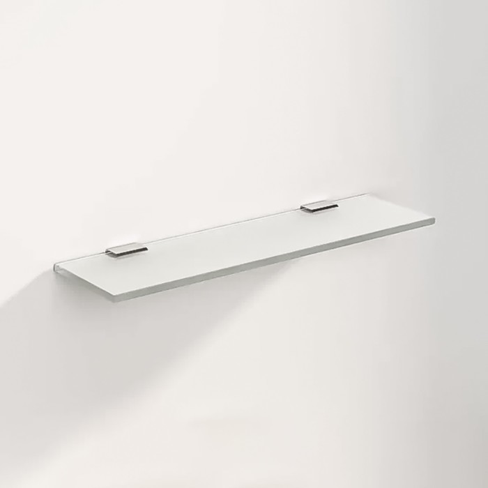 Полка прямая «Домино», 120×450 мм, матовое стекло - Фото 1