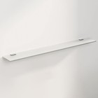 Полка прямая «Домино», 120×900 мм, матовое стекло - Фото 1
