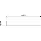 Полка прямая «Домино», 120×900 мм, матовое стекло - Фото 2