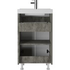 Тумба «Айсберг. Мечта», под раковину «Енисей 50», без ящика, 470×386×790, цвет белый/бетон - Фото 4