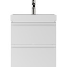 Тумба Домино Graffo под раковину Classica 50, белый глянец, подвесная, с 2 верхними ящиками - Фото 2