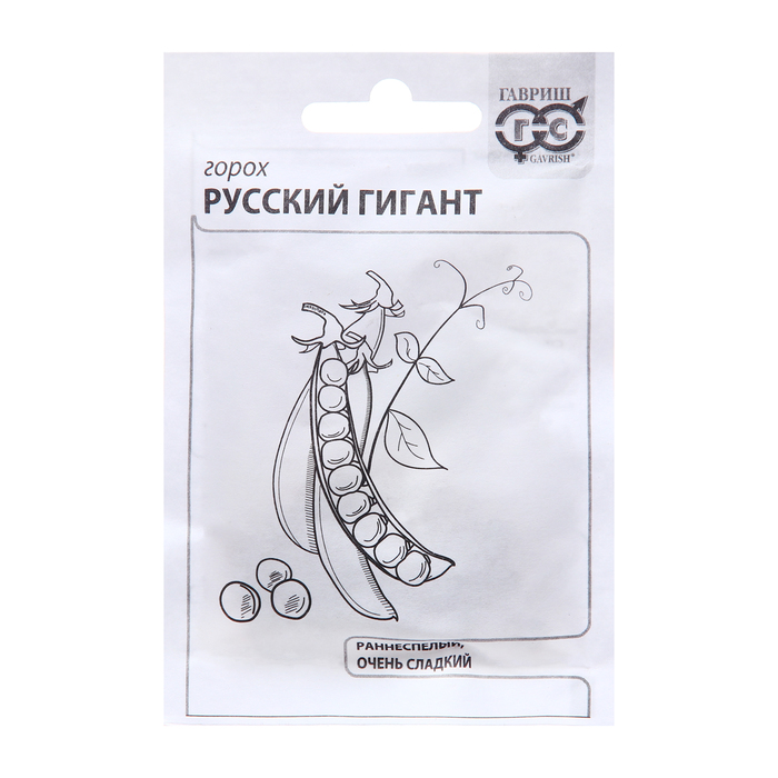 Семена Горох «Русский гигант», 6 г, «Гавриш» - Фото 1