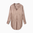 Сорочка женская KAFTAN Silk "Полоса" размер 48-50, пудровый - Фото 7