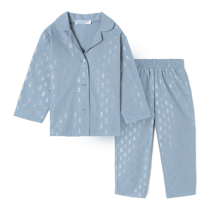 Яркая фланелевая детская пижама