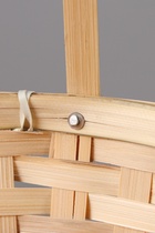 Корзина плетёная, 26×26×12 см, ручка h=18 см, бамбук, натуральный цвет, Greengo - Фото 9