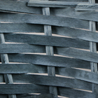 Корзина плетёная для хранения, ива, круглая, серая, голубая, набор 3 шт., Greengo - Фото 6